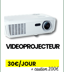 Vidéoprojecteur 30€ par jour + caution 200€